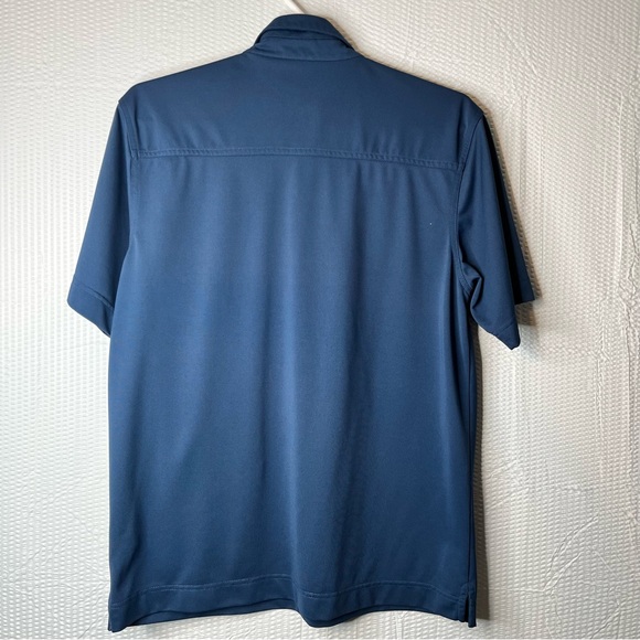 Callaway Blue W/Stripes 100%Polyester Golf Polo Size L - Picture 2 of 5